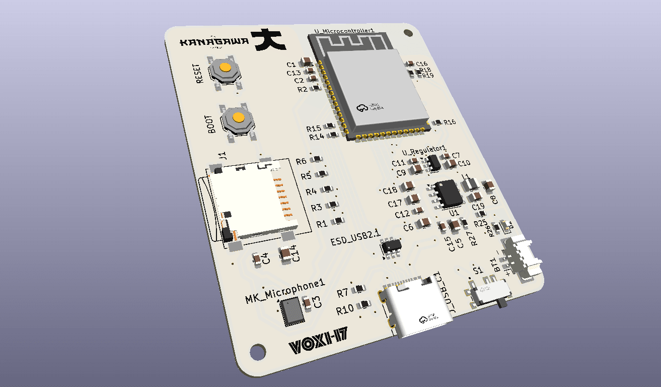 PCB — earlier iteration